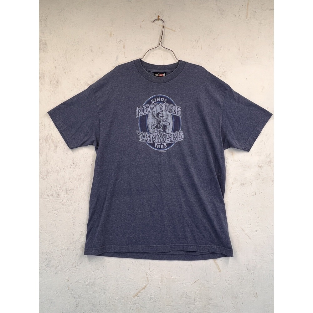 Vintage DAI New York Yankees T-Shirt Mens XL Blue Heather‎ Graphic Tee 1903 MLB